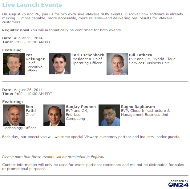Live-Launch-Events