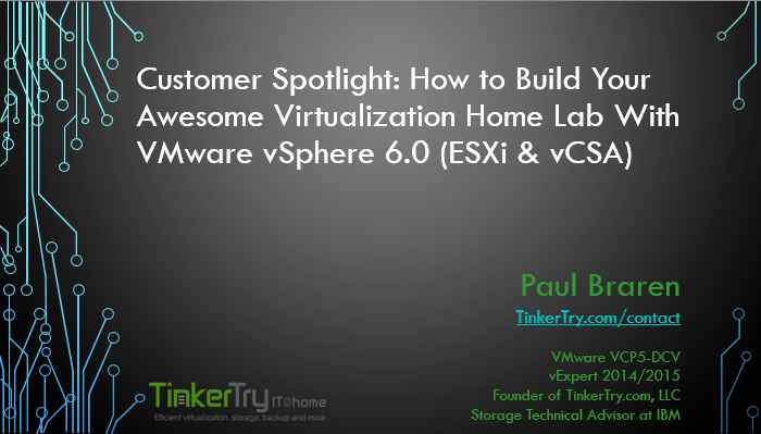 CustomerSpotlightVMUGPresentationCoverPage