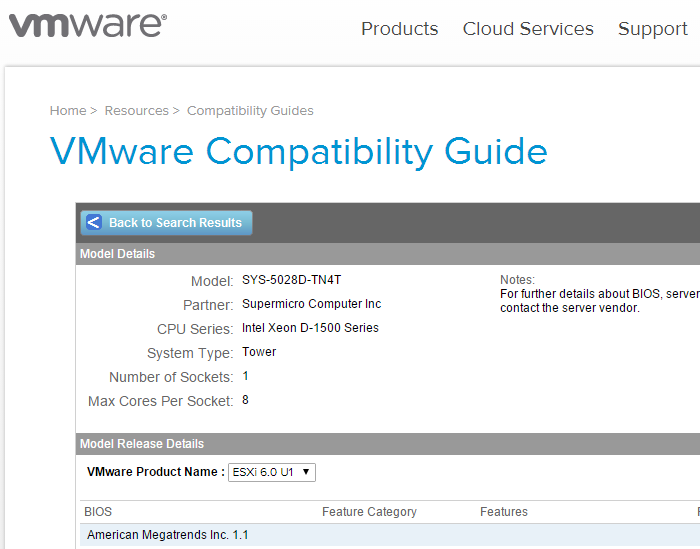 VMwareCompatibiltyGuide-SYS-5028D-TN4T-rev2