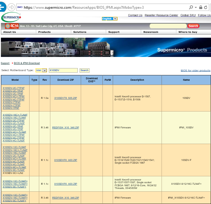 Supermicro-download-page-for-X10SDV