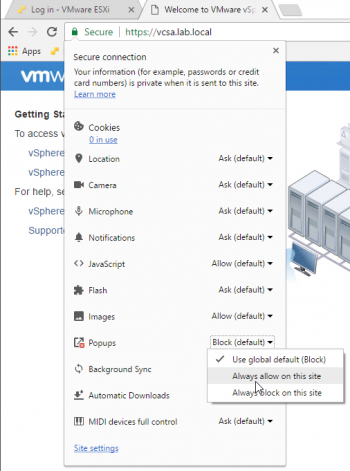 allow-popups-from-VCSA-ITProHobby