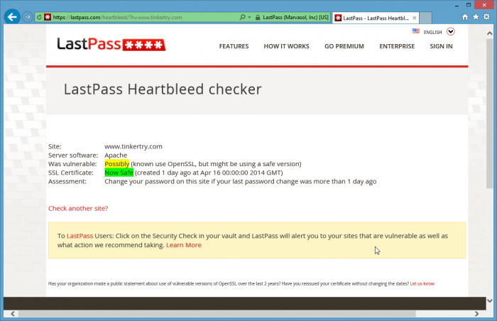 LastPass-Heartbleed-checker