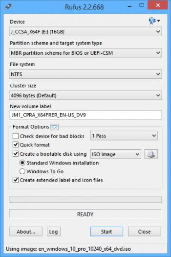 Rufus-about-to-create-bootable-USB-drive