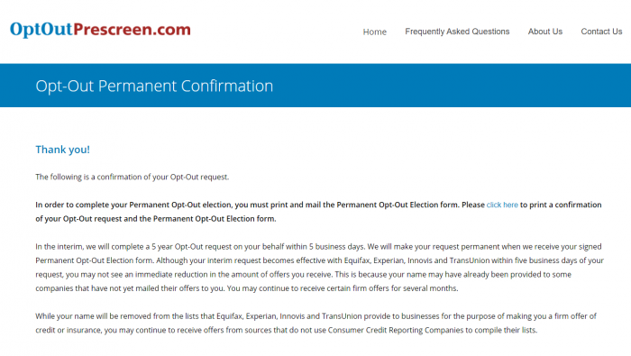 OptOutPrescreen-confirmed--ITProHobby