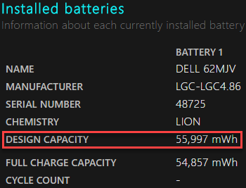 Battery-report