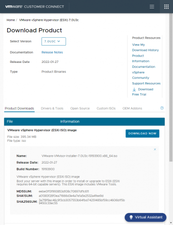 ESXi-download-7U3c