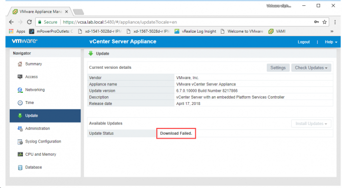 VCSA-6.5U1g-VAMI-Check-Repository-option-result-2018-04-17--ITProHobby