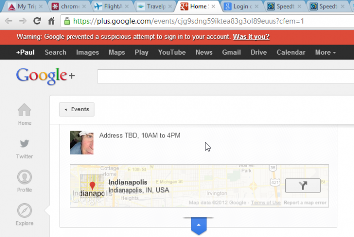 Warning-Google