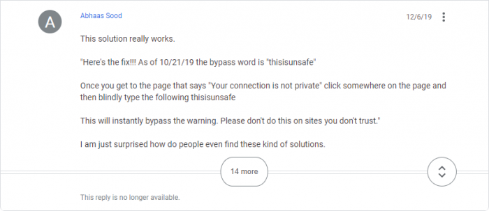 thisisunsafe