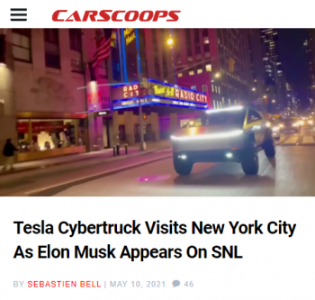 tesla-cybertruck-visits-new-york-city-as-elon-musk-appears-on-snl