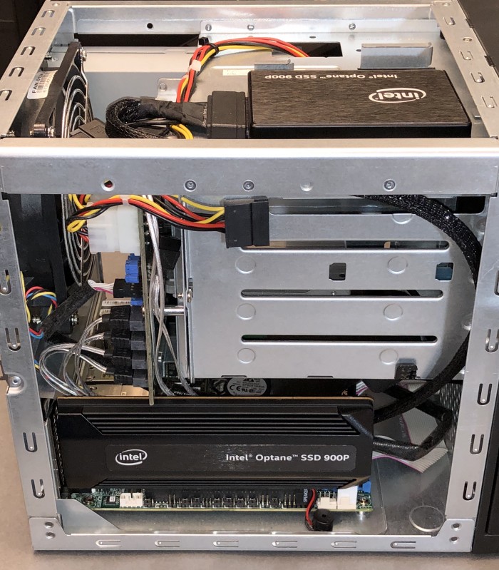 Intel-Optane-900P-U2-and-M2-in-Supermicro-SuperServer-SYS-5028D-TN4T--ITProHobby