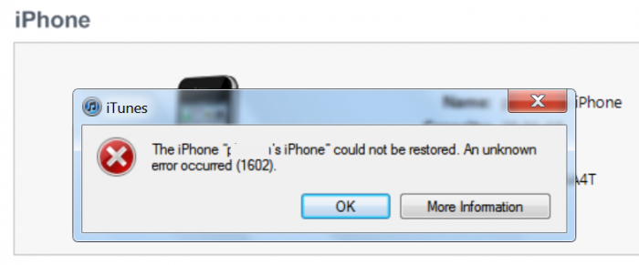 Upgradeto5error1602