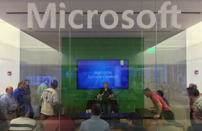 MicrosoftStoreGroupPicGathering.JPG