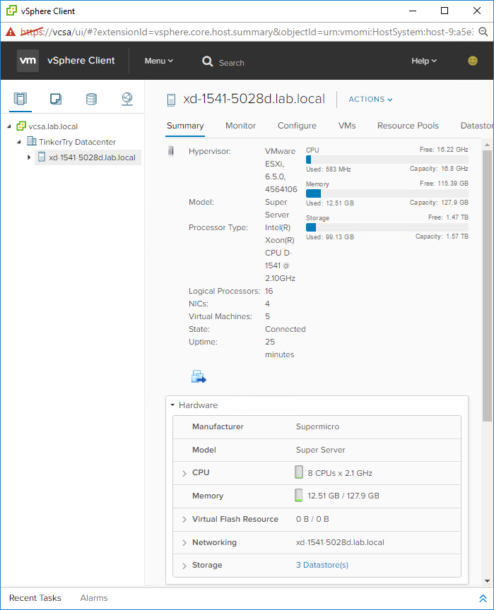 vSphere-client-html5-view-of-Xeon-D