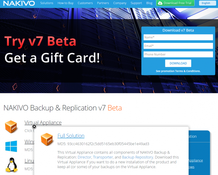 NAKIVO-v7-beta