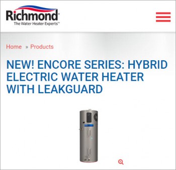 Encore-Series-Hybrid-Electric-Water-Heater-with-leakguard