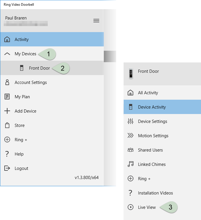 Ring-Video-Doorbell-how-to-launch-Live-View-by-ITProHobby