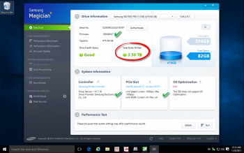 TotalBytesWrittenOver3TBin1dayFirmwareIsLatest