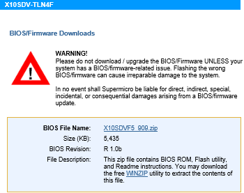 Supermicro-BIOSFirmware-Downloads-Warning