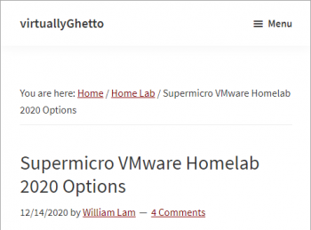 supermicro-vmware-homelab-2020-options
