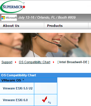 SupermicroESXi6CompatibilityChart
