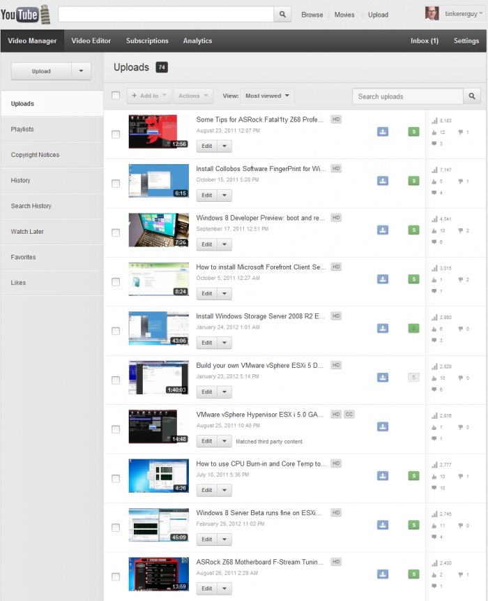 Top-10-YouTubeVideos-June-01-2011-to-May-31-2012