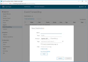 Event-Forwarding