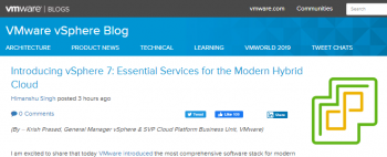 vsphere-7-announced