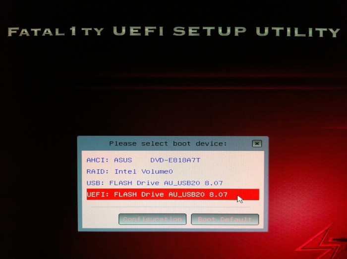 ChooseUEFIUSBFlashDrive
