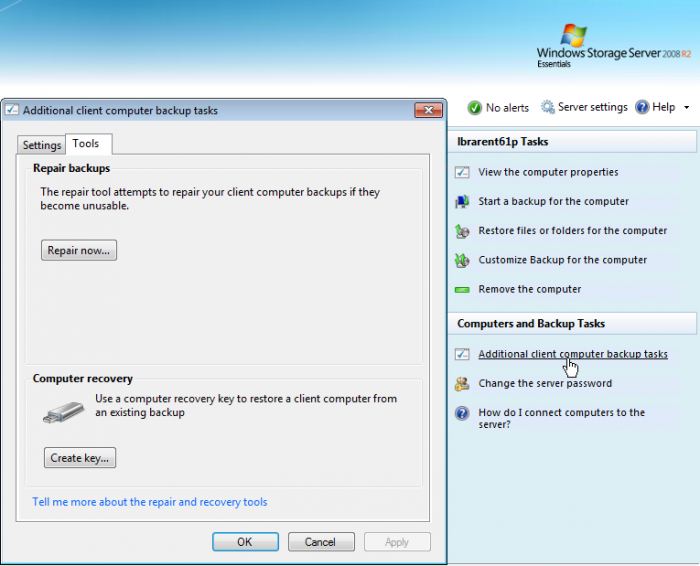 Computer-recovery-key