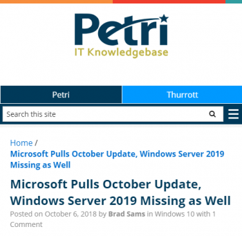 microsoft-pulls-october-update-citing-issues-with-content-deletion